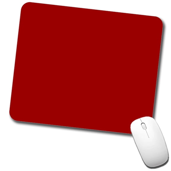 It's Just a Solid Dark Red Color Mouse Pad Low Profile Gaming Mat