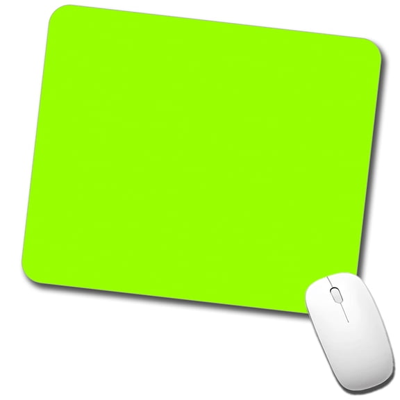 It's Just a Solid Lime Green Color Mouse Pad Low Profile Gaming Mat