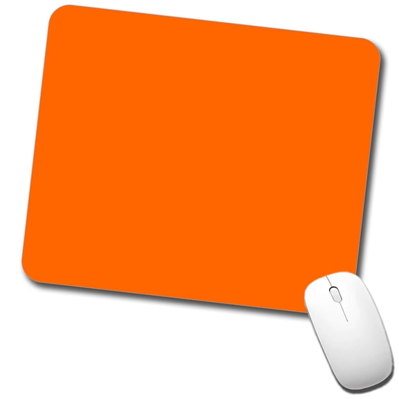 It's Just a Solid Orange Color Mouse Pad Low Profile Gaming Mat