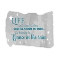 thumbnail image 1 of It's Learning To Dance in the Rain Life Is Not About Waiting Inspiring Quote Design Wall Art Sticker Designs Vinyl Stickers For Home House Walls Rooms Windows Bedroom Decoration Size (20x20 inch), 1 of 3