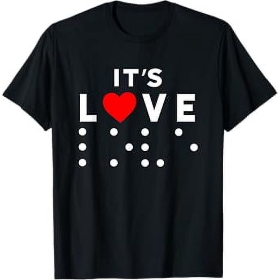 It's Love Blindness Visually Impaired Blind People Person T-Shirt
