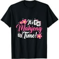 thumbnail image 1 of It's Mahjong Time Chinese Game Played Mahjong T-Shirt men and women can wear, black, white, gifts, 1 of 4