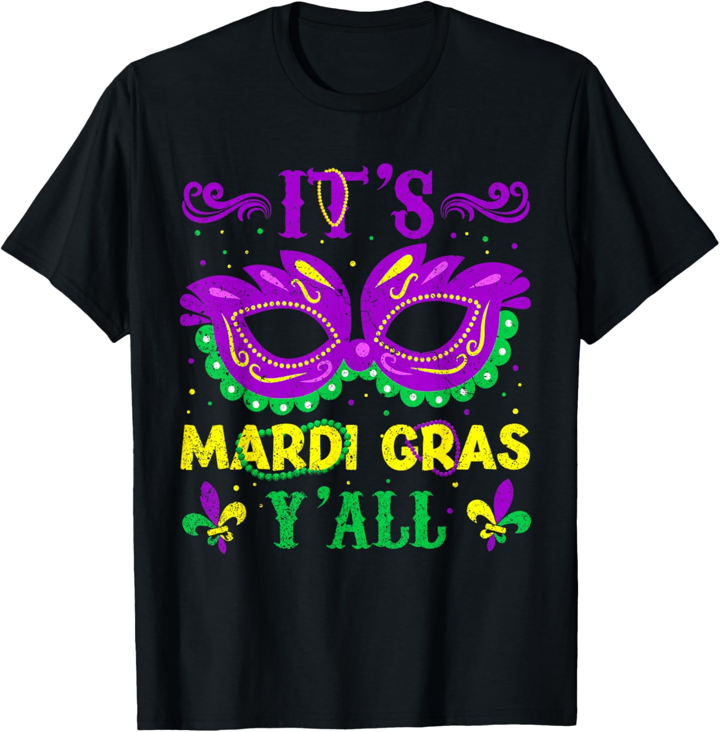 It's Mardi Gras Y'all, New Orleans 2025 Festival Costume TShirt