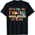 thumbnail image 1 of It's Me Hi I'm The Cool Niece It's Me Funny Retro Groovy T-Shirt, 1 of 3