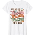 thumbnail image 1 of It's Me Hi I'm The Teacher It’s Me Groovy Back To School Tee T-Shirt, 1 of 3