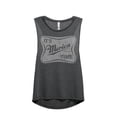 thumbnail image 1 of It's Merica Time Women's Fashion Sleeveless Muscle Tank Top Tee Charcoal Grey Small, 1 of 4