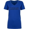 thumbnail image 1 of It's Monday Again (Dramatic Pause) Womens V-Neck T-Shirt, 1 of 2