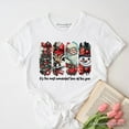 thumbnail image 1 of It's Most Wonderful Time Of The Year T‑Shirt, Reindeer, Santa, Snowman Vintage Tee for Christmas, 1 of 10