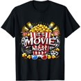 thumbnail image 1 of It's Movie Night Popcorn Cinema T-Shirt, 1 of 4
