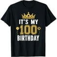 thumbnail image 1 of It's My 100th Birthday Gift For 100 Years Old Man And Woman T-Shirt, 1 of 3