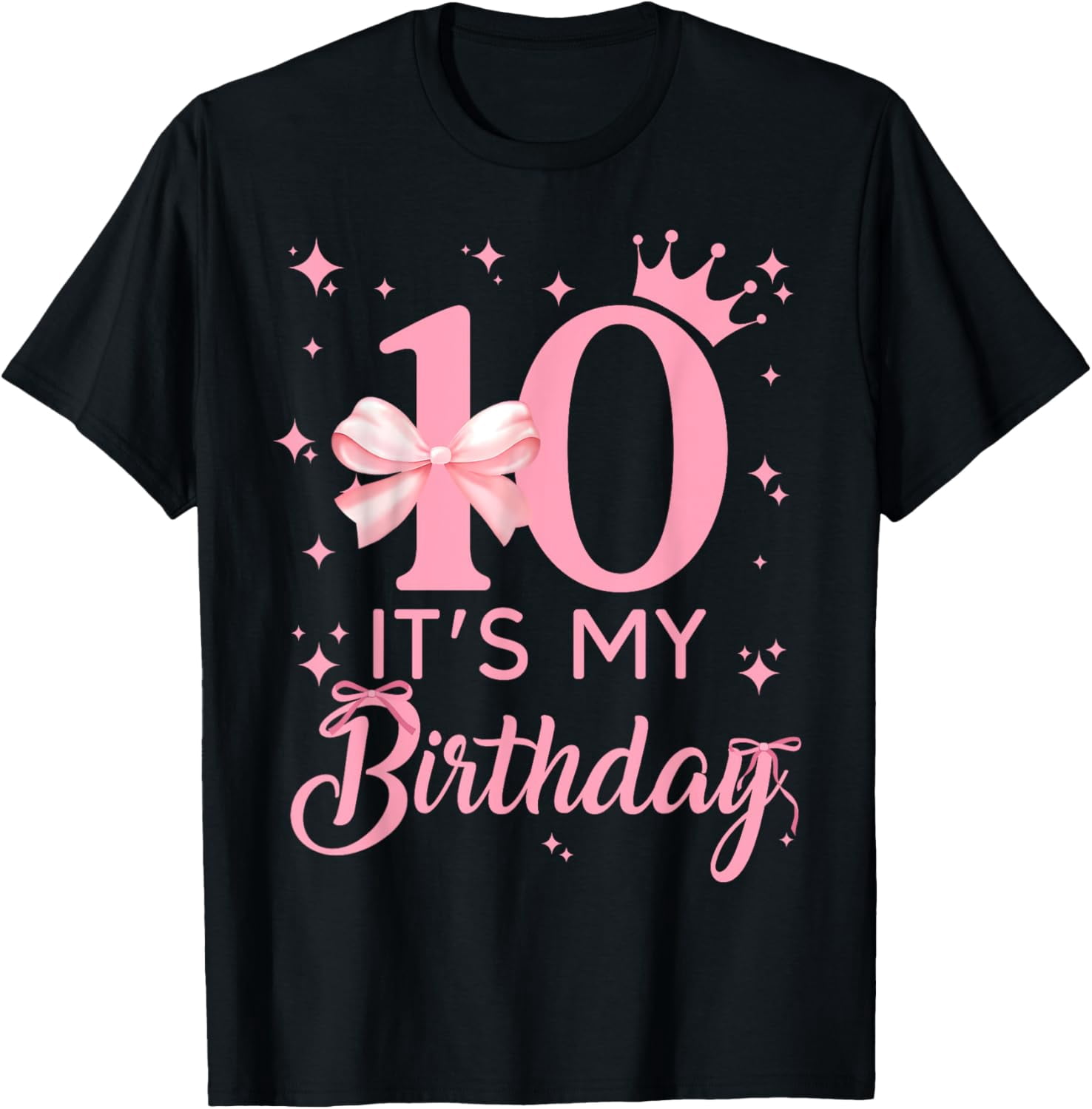 Tortenaufsatz Zum 10. Geburtstag – Schärpe & Krone Für Mädchen, Party-Deko