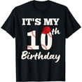 thumbnail image 1 of It's My 10th Birthday Baseball player 10 years old Team T-Shirt, 1 of 4