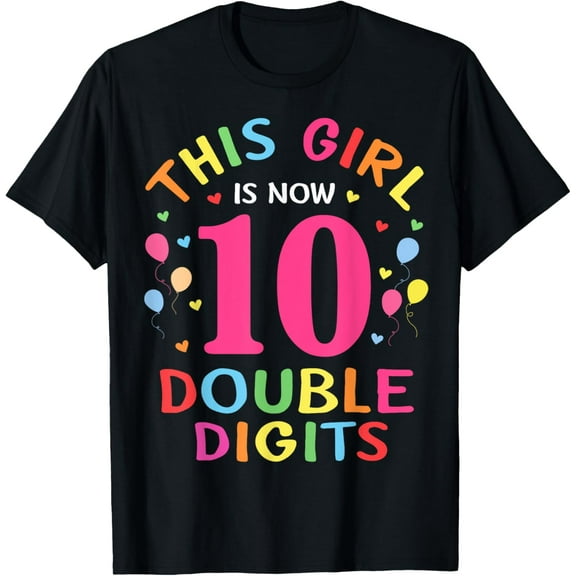 It's My 10th Birthday Girl Gift This Girl Is Now 10 Year Old T-Shirt