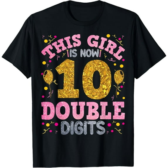 It's My 10th Birthday | This Girl Is Now 10 Years Old T-Shirt