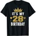 thumbnail image 1 of It's My 28th Birthday Gift For 28 Years Old Man And Woman T-Shirt, 1 of 4