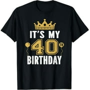 It's My 40th Birthday Gift For 40 Years Old Man And Woman T-Shirt
