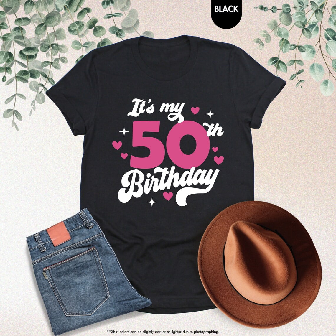 It's My 50th Birthday Shirt, 50th Birthday Gift, Happy 50th Shirt, 50th ...