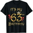 thumbnail image 1 of It's My 63rd Birthday, 63 Years Old, 63rd Birthday Queen T-Shirt, 1 of 5