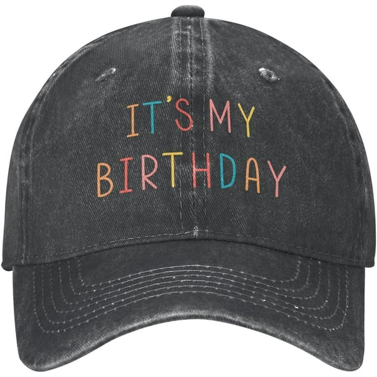 It s My Birthday Baseball Cap for Men Women Adjustable Birthday Baseball Hat for Birthday Party