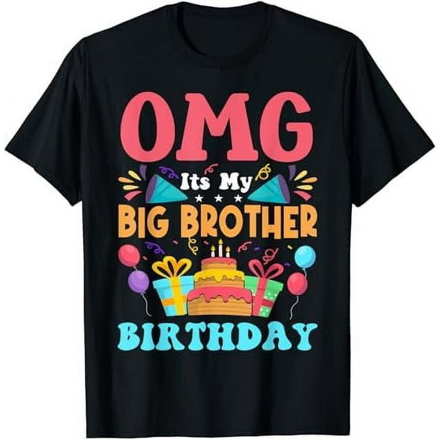 It's My Birthday Big Brother Gift Family Happy Birthday T-Shirt ...