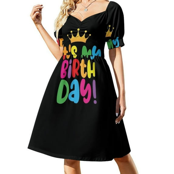 It's My Birthday - Birthday Party Outfit - Birthday Sleeveless Dress dresses for prom