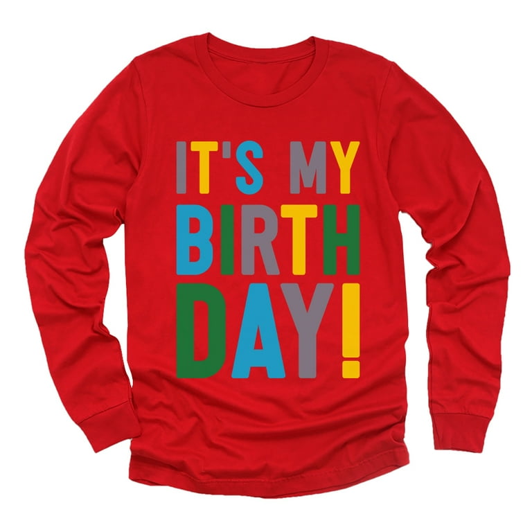 its my birthday toddler boy shirt