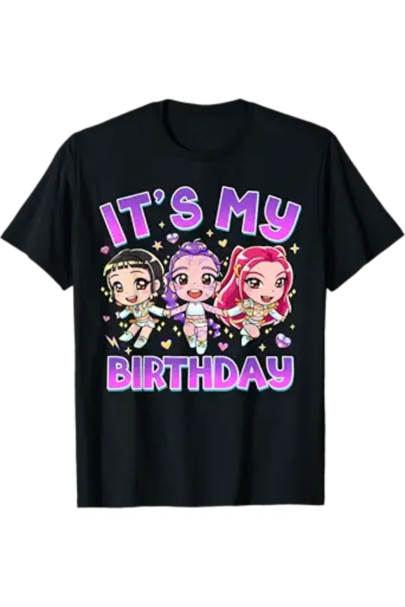 It's My Birthday Cute Chibi Kpop Funny Birthday Girl T-Shirt