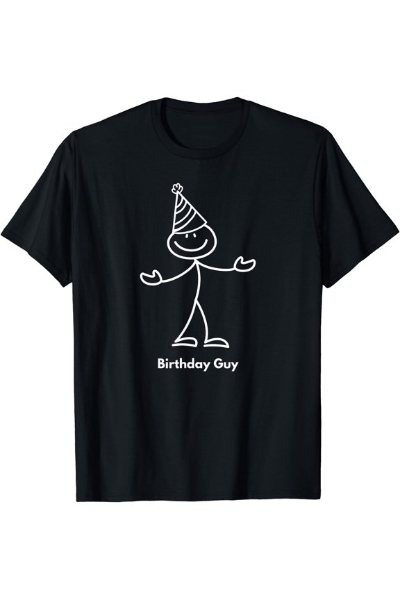 It's My Birthday Party Smile Face Funny Cute Birthday Guy T-Shirt