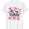 thumbnail image 1 of It's My Birthday Pink Bow Coquette Birthday Women Girls T-Shirt, 1 of 4