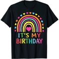thumbnail image 1 of It's My Birthday Shirt for Women, Teens, Girls Gift Rainbow T-Shirt, 1 of 3
