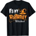 thumbnail image 1 of It's My Birthday Witch Halloween October Birthday T-Shirt, 1 of 3