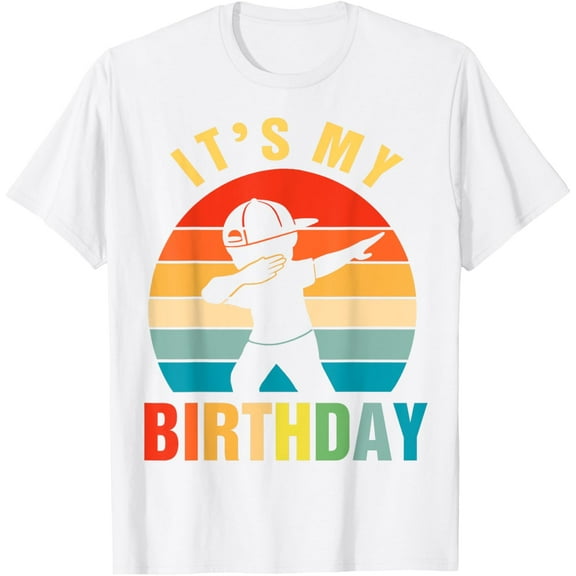 It's My Birthday for Boys Girls Dabbing Birthday Gift T-Shirt
