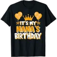 thumbnail image 1 of It's My Nana's Birthday Celebration Family Matching T-Shirt TShirt, 1 of 4