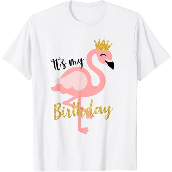 It's My The Birthday Princess Shirt Flamingo T-Shirt tee