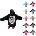 thumbnail image 1 of It's Never Luck It's Always God Hoodies for Women 2025 Christian Hoodie with Pockets Hooded Sweatshirt Pullover Tops, 1 of 6