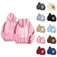 thumbnail image 1 of It's Never Luck It's Always God Hoodies for Women 2025 Christian Hoodie with Pockets Hooded Sweatshirt Women Pullover, 1 of 8