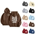 thumbnail image 1 of It's Never Luck It's Always God Hoodies for Women 2025 Christian Hoodie with Pockets Hooded Sweatshirt Women Pullover, 1 of 8