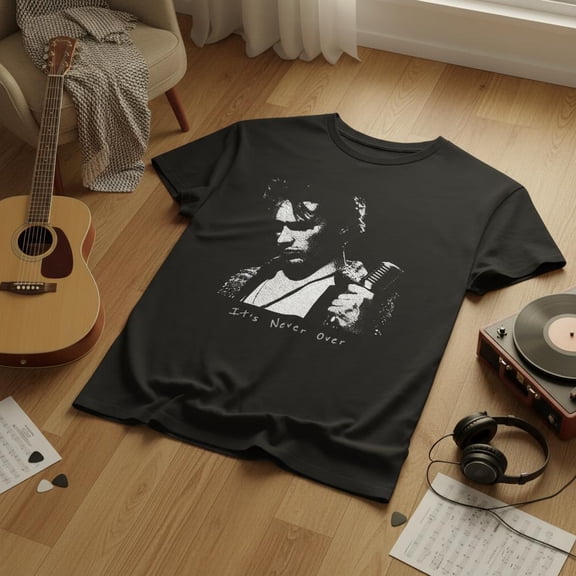 It's Never Over shirt, Jeff Buckley shirt, vintage music T-shirt, unisex tee, 90s rock style, retro streetwear, grunge vibe gift - ASHGREY_GD / S