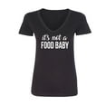 thumbnail image 1 of It's Not A Food Baby Womens V-Neck T-Shirt, 1 of 2