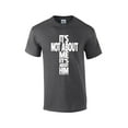 thumbnail image 1 of It's Not About Me, It's About Him Christian Message Adult Short Sleeve T-shirt-HeatherGray-XXXL, 1 of 4