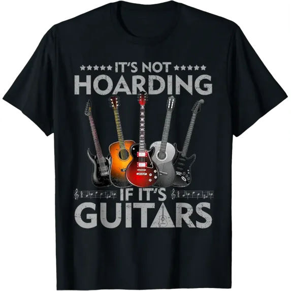 It's Not Hoarding If Its Guitars Vintage T-Shirt