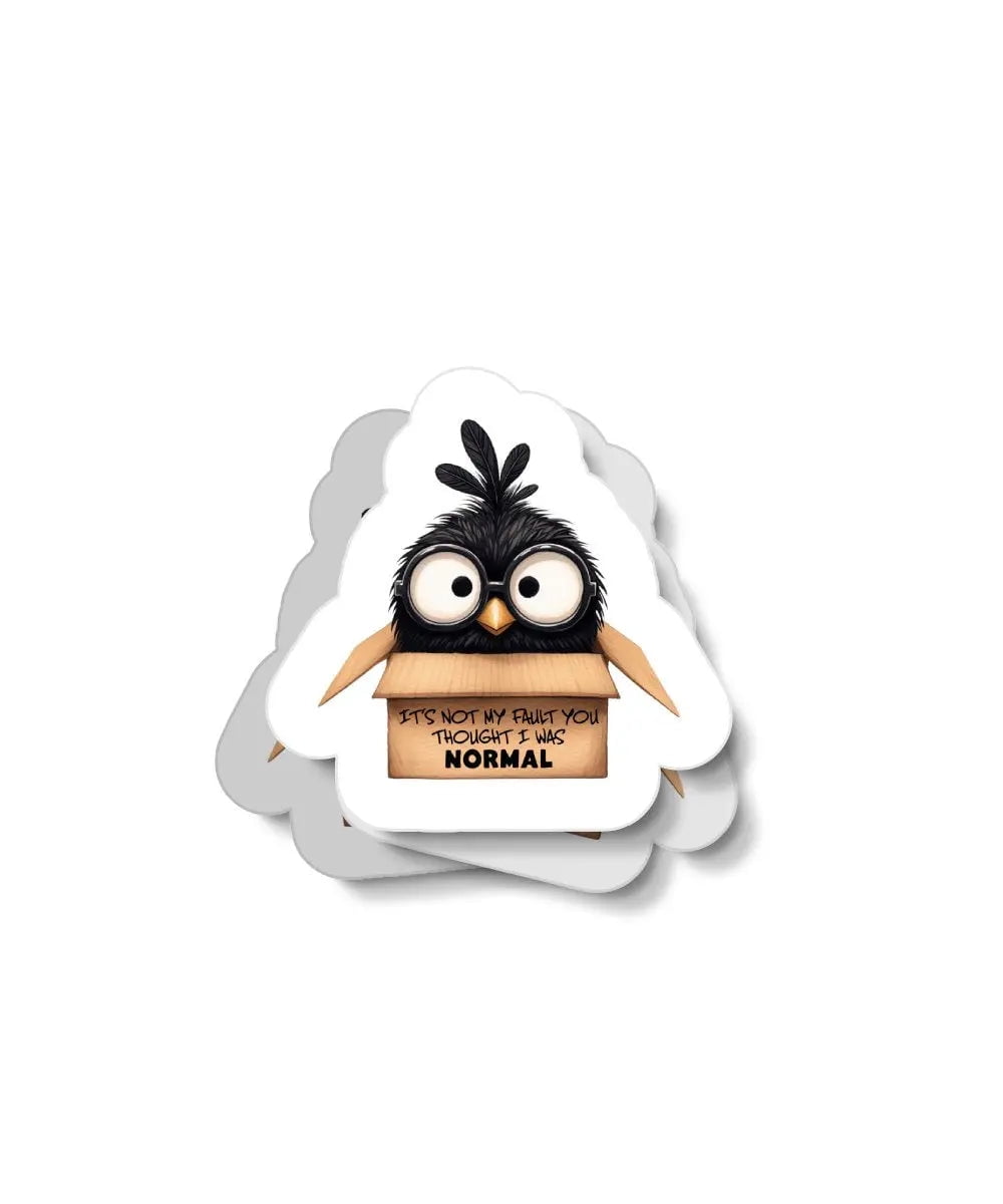 Normal Sticker Drow It's Not My Fault You Thought I Was Normal Waterproof Sticker - Walmart.com