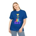 thumbnail image 1 of It's OK to Be Gay Gender Equality LGBT Pride Day Gay Rainbow Plus Size Shirts for Women, 1 of 8