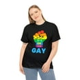 thumbnail image 1 of It's OK to Be Gay Gender Equality LGBTQ Pride Day Gay Parade Plus Size Tops for Women, 1 of 8