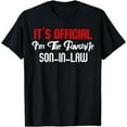 thumbnail image 1 of It's Official I'm The Favorite Son-In-Law Family Humor T-Shirt, 1 of 4