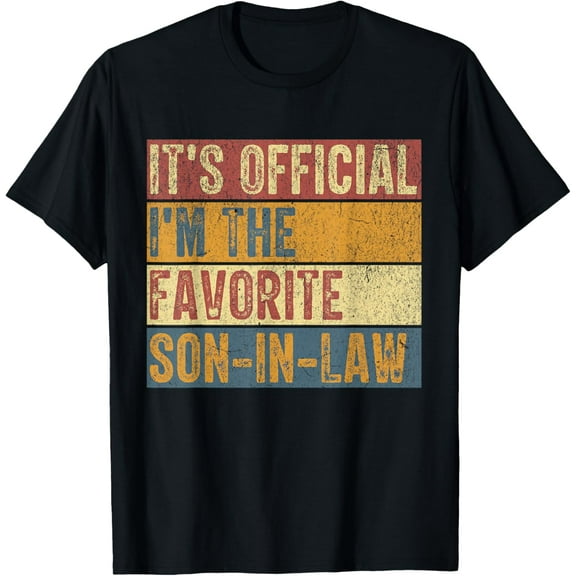 It's Official I'm The Favorite Son-In-Law T-Shirt