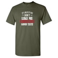 thumbnail image 1 of It's Ok If You Don't Like Me Sarcastic Humor Graphic Tees Gift For Mens Novelty Funny T Shirt, 1 of 5
