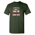 thumbnail image 1 of It's Ok If You Don't Like Me Sarcastic Humor Graphic Tees Gift For Mens Novelty Funny T Shirt, 1 of 5