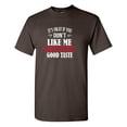 thumbnail image 1 of It's Ok If You Don't Like Me Sarcastic Humor Graphic Tees Gift For Mens Novelty Funny T Shirt, 1 of 5