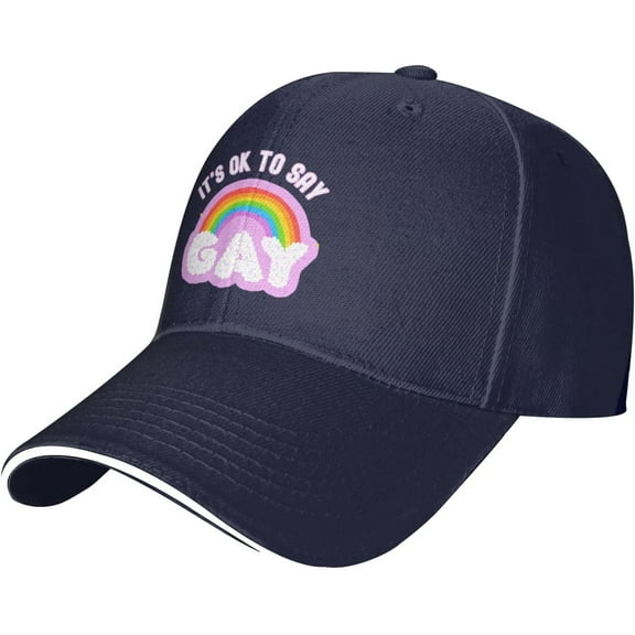 It's Ok to Say Gay Hat LGBT Hat Gay Pride Hat LGBTQ Hat Adjustable Baseball Cap